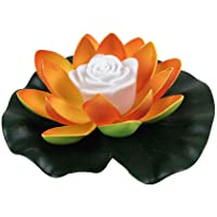LPxdywlk Lámpara De Flores 18-28 Cm Flor De Loto Falsa LED Piscina Jardín Patio Estanque Lámpara Floral Flotante para…